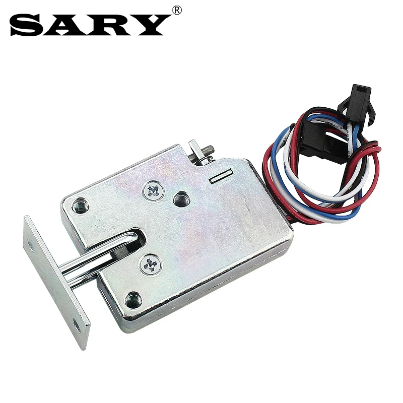 DC small electric control cabinet door lock 5v 12v 24v locker electronic with feedback signal