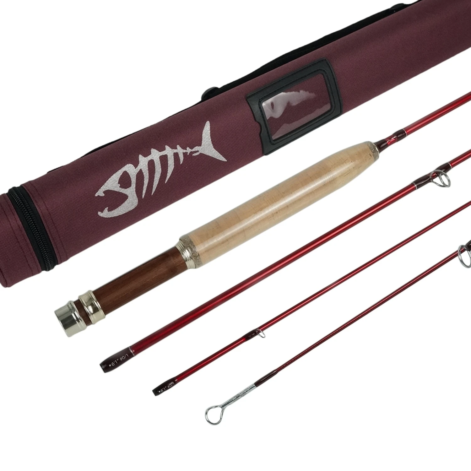 Aventik Ultra Light Fly Rods 6’1” Lw0/1 6'8'' Lw2/3 7'6'' Lw3/4 Fly