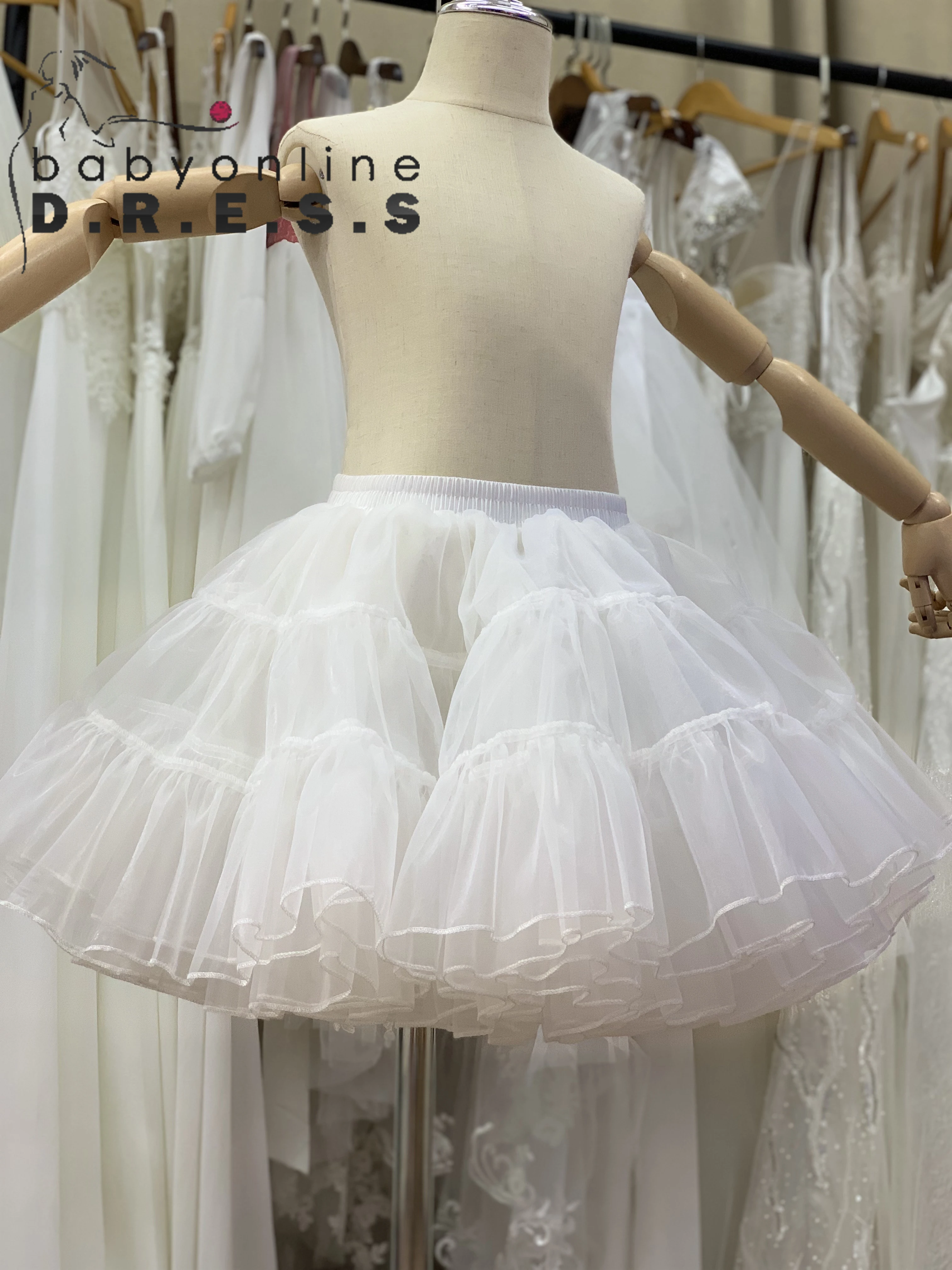 Mutil Skirt Undertutu Rousing Annie Petticoat Tulle Tutu Skirt White/Ivory/Black-ADULT STANDARD/PLUS Flower Girl Wedding Vintage Lolita Petticoat Underskirt
