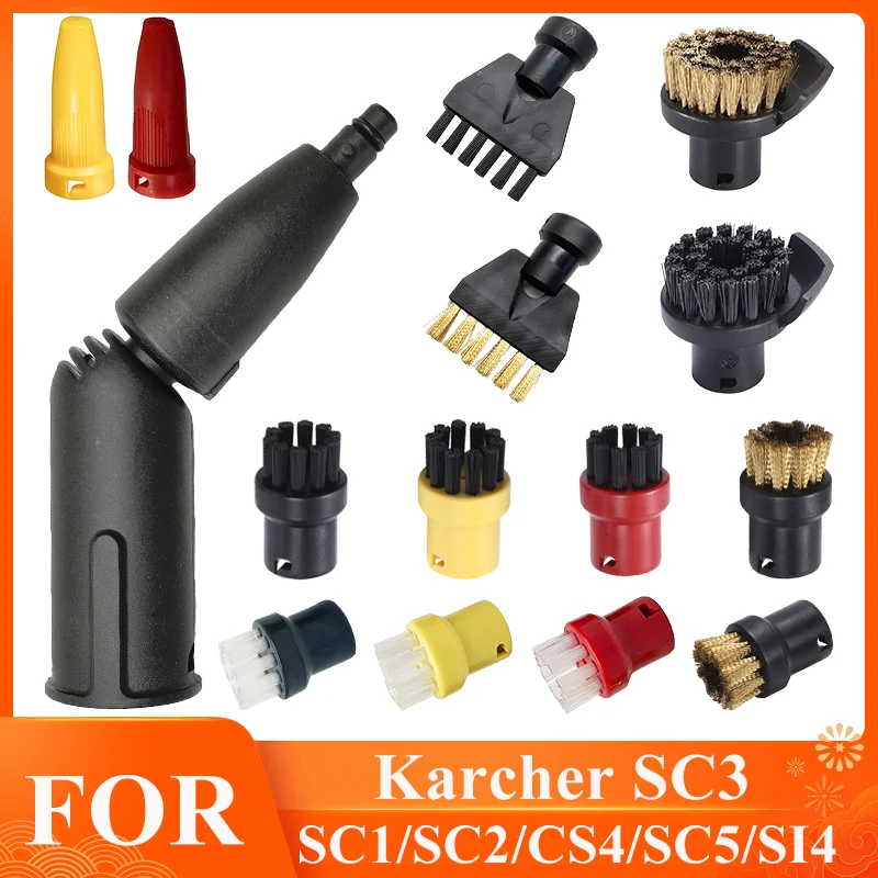 Accessori per pulitore a vapore hin Karcher Dampfstaubsauger Kopfteile SC1 SC2 SC3 SC4 SC5 SI4tohse Reinigungsbürste Accessori