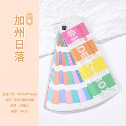 96 PCS Transparent Sticky Notes Self - Adhesive Bookmarks and Clear Tab Stickers - Kawaii Stationery Collection (A)
