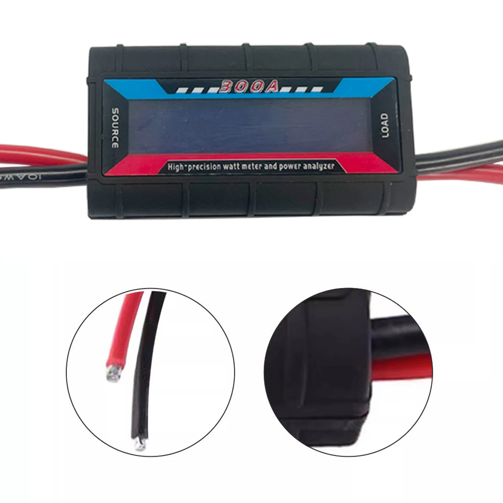Analyseur de puissance RC 300A Wattmètre Haute Précision LCD