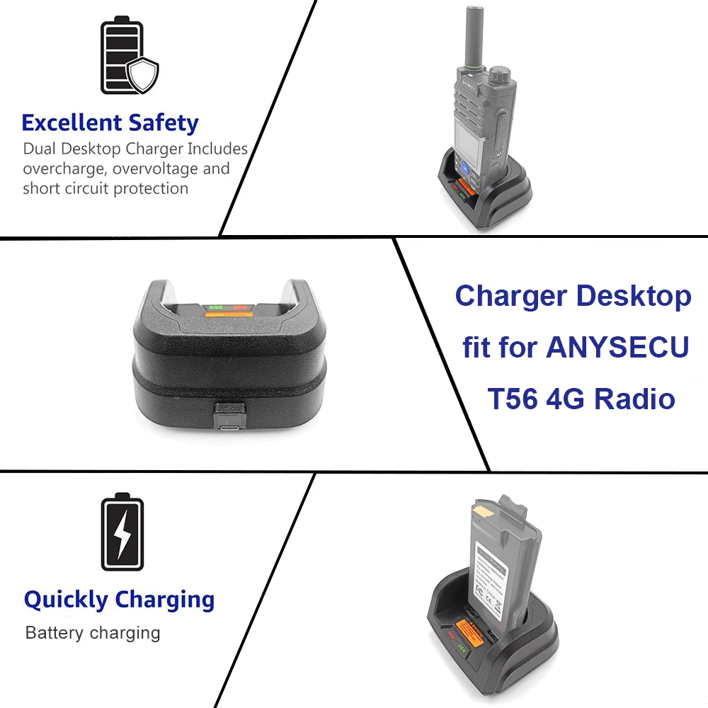 Charger Desktop for  T56 Ruyage ZL50 4G Network Radio Charger Base
