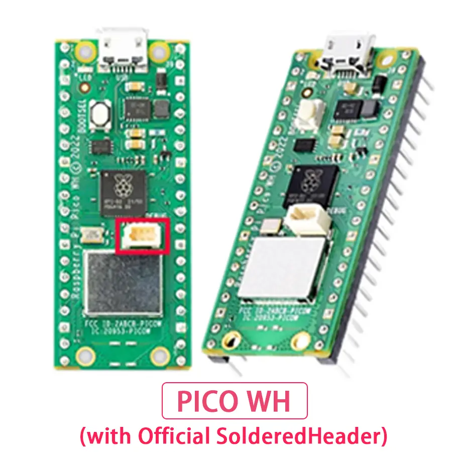 Raspberry Pi Pico Pico 2 Pico W Pico WH Pico H Pico 2 W RP2040 RP2350 Chip with Wireless WiFi Development Board,MciroPython image 14
