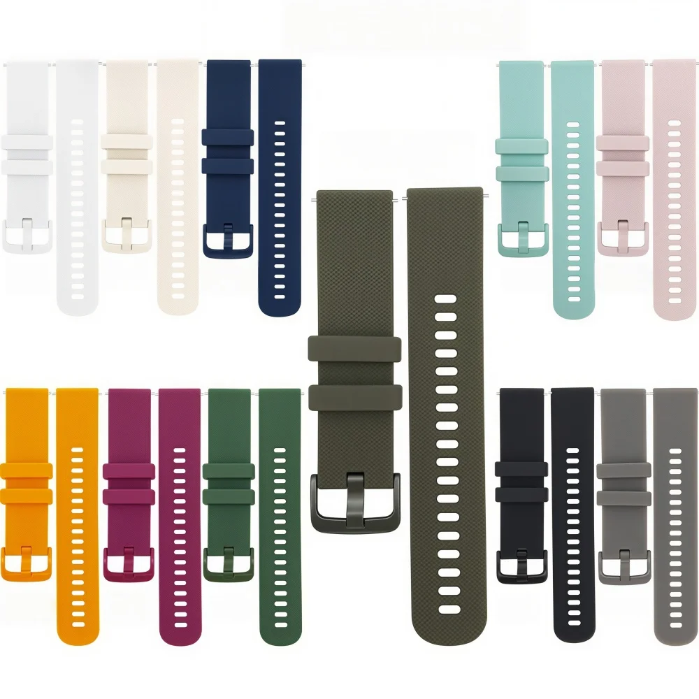 Silicone Quick Release Adjustable Sports Watch Band Bracelet
