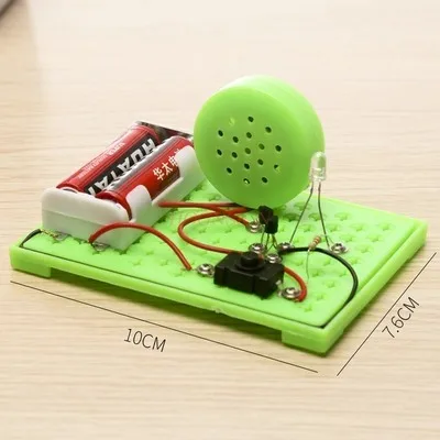 

Student science experiment homemade siren diy children's technology small production homework material package circuit teaching