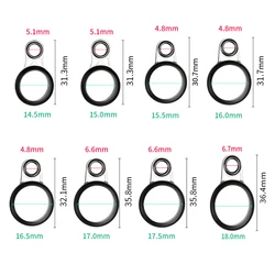 Set of 8/10 Telescopic Sea Fishing Rod Guide Rings (8pcs)