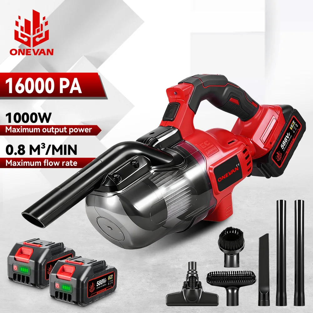 ONEVAN 6in1 aspirateur électrique sans fil 16KPA outil de nettoyage de tapis de poussière multifonction à main pour Makita broche de batterie 18V