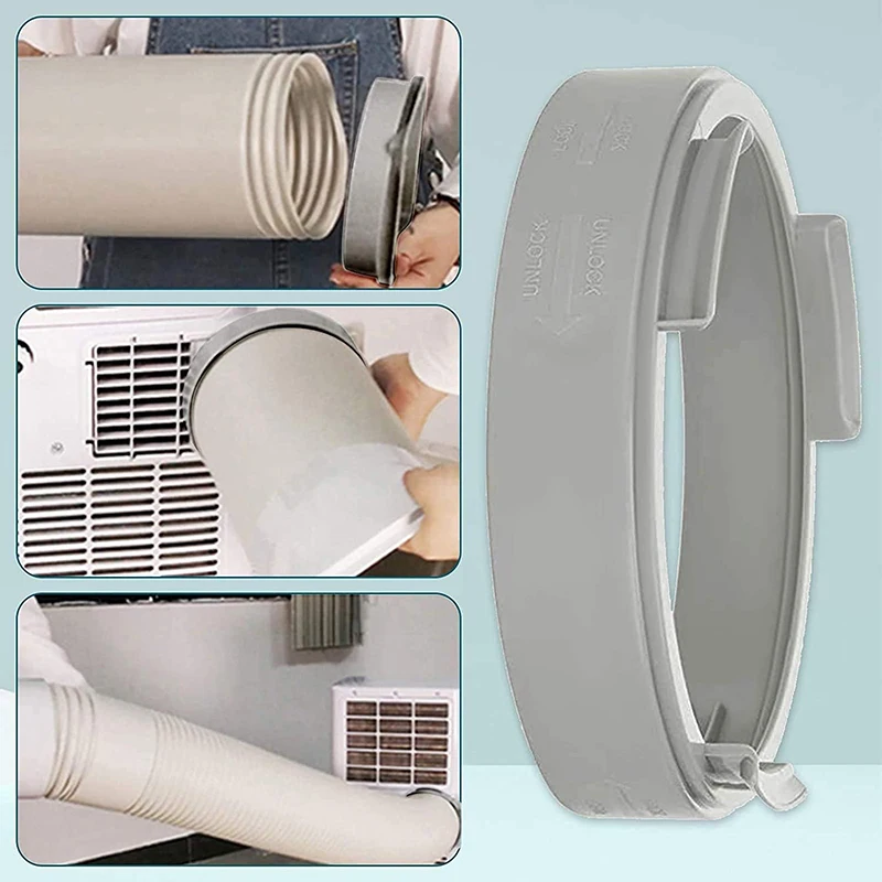 Air Conditioner Accessories Air Hose Connector 150mm Portable Replacement Exhaust Duct Interface Pipe