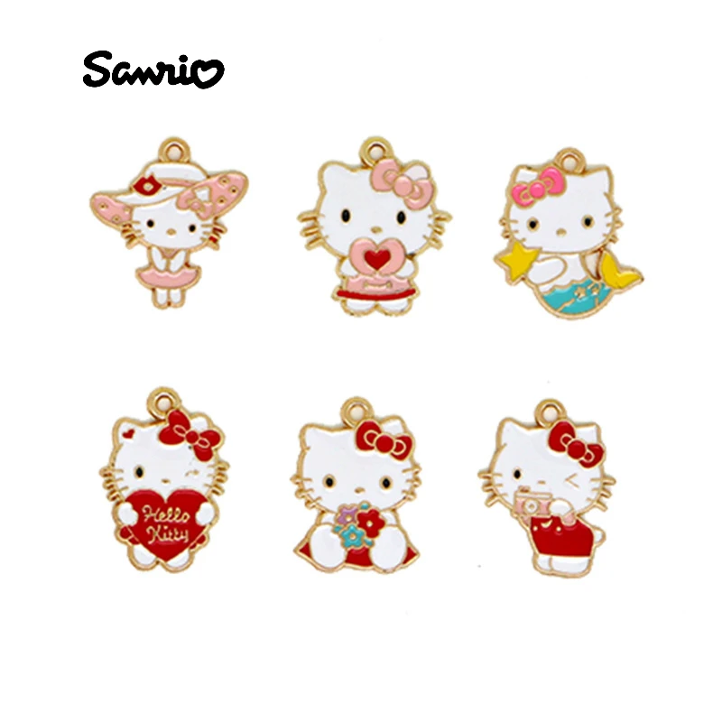 

Браслет Sanrio Кэти KT cat DIY Ювелирные изделия Аксессуары Мультяшные кошачьи уши для волос ювелирные изделия резинка пальто jels