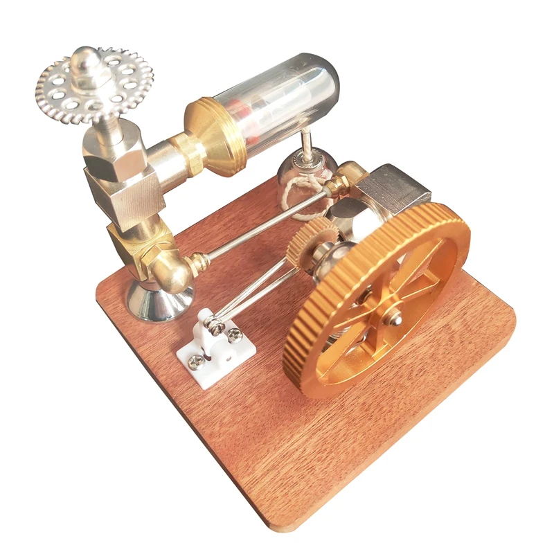 

Stirling Engine Model Adjustable Speed With Vertical Flywheel Physics Power Science Experiment Engine Toy Boys Gift