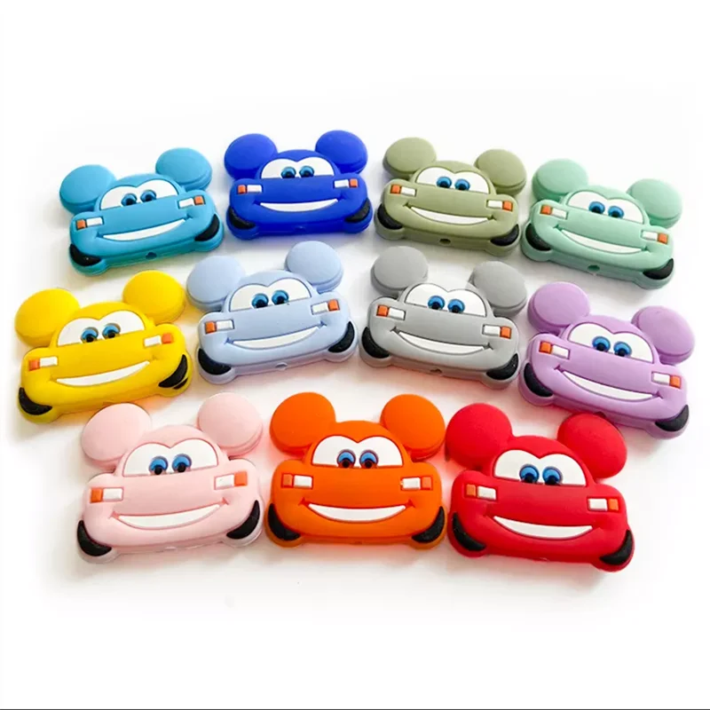 20pcs Focal Silicone Beads BPA Free Food Grade Silicone DIY