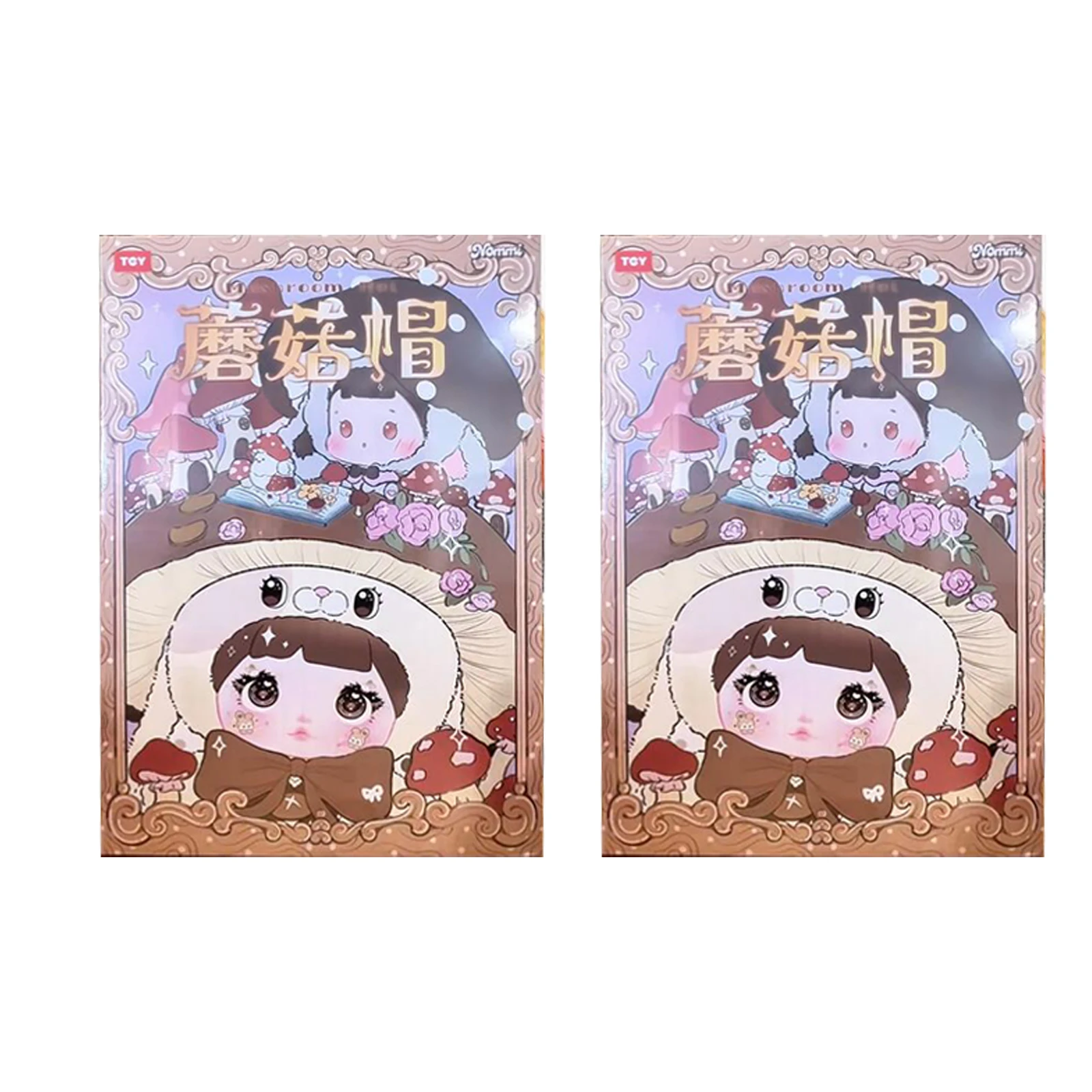 ノミちゃん　Nommi 400% V2 Nommi 400% V2 Mushroom Hat Series Plush Blind Box Toys