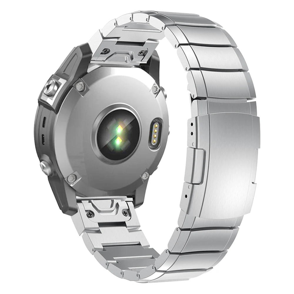 Pulseira de Relógio de Titânio Quickfit Metal Easy Fit Band 26 mm 22 mm Garmin Fenix 7x Pro 5x 6x Epix Pro Gen Marq Tactive - Image 2