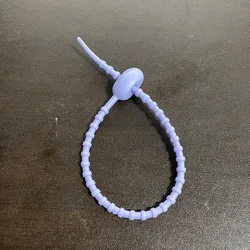 Silicone Reusable Twist Ties - Multipurpose Fastening Solution (20 - Pack) (PURPLE)