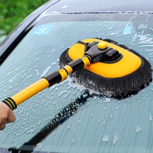 

Car Cleaning Brush Car Wash Brush Adjustable Telescopic Long Handle Wash Brushes Mop Window Wash Tool Car Products Car Detailing