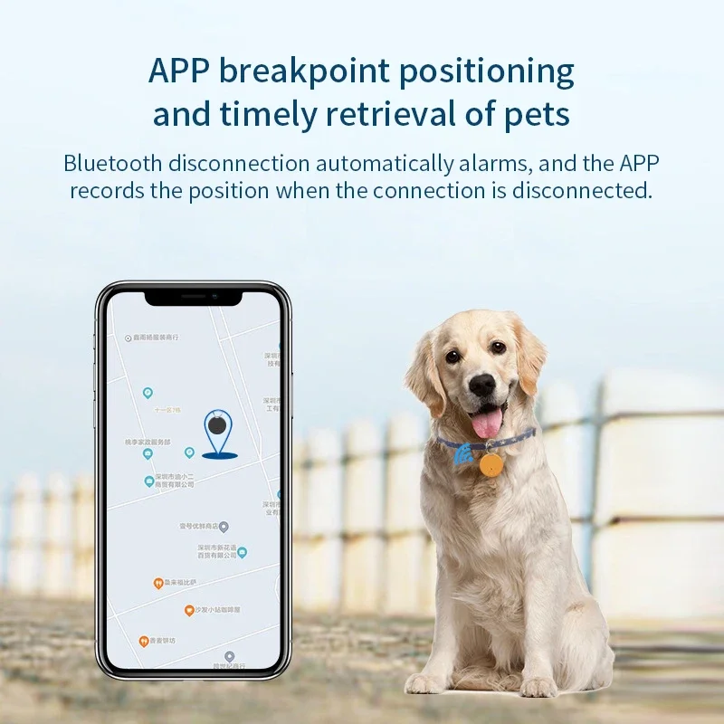 Mini GPS Tracker Bluetooth 5.0 Anti-Lost Device Pet Kids Bag Wallet Tracking for IOS/ Android Smart Finder Locator Accessories gps tracker bluetooth tracker