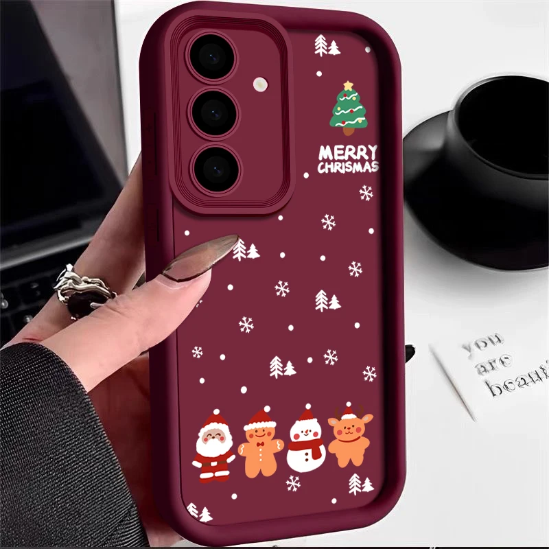 Festive Holiday Soft TPU Phone Case - Christmas & New Year Edition