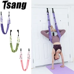 Women Aerial Yoga Hammock Pilates Anti-Gravity Swing Hammock Adult Hanging Swing Door Adjustable Home Auxiliary Trainer