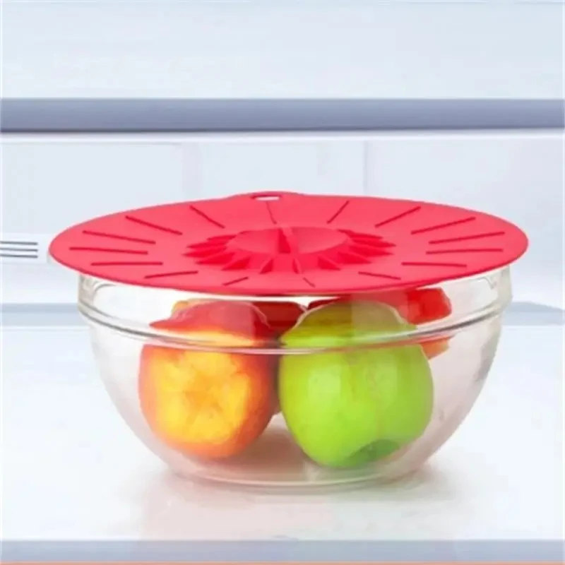 Food Cover 5pcs Environment-friendly Preservation Cover For Refrigerators Microwave Ovens Spill Proof