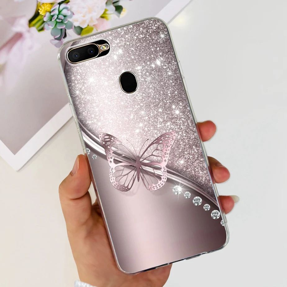 Luxury Painted Soft Silicone Phone Case - Elegant Back Cover Bags