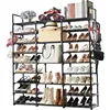 9-Tier Metal Shoe Rack - Holds 50-55 Pairs, Tall Storage Shelf for Shoes, Boots, Entryway, Closet, Garage 1