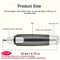 Electric Nose Hair Trimmer Implement Shaver Clipper Men Women Ear Neck Eyebrow Trimmer Shaver Man Clean Trimer Razor Remover Kit 6