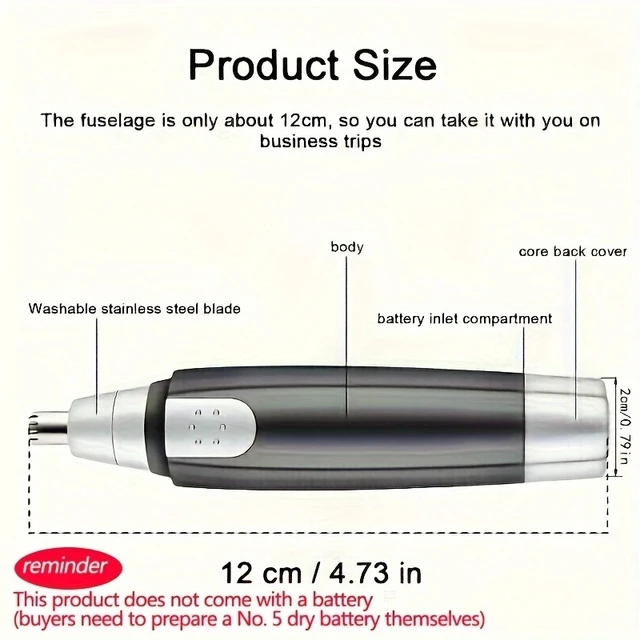 Electric Nose Hair Trimmer Implement Shaver Clipper Men Women Ear Neck Eyebrow Trimmer Shaver Man Clean Trimer Razor Remover Kit 6 Electric Nose Hair Trimmer Implement Shaver Clipper Men Women Ear Neck Eyebrow Trimmer Shaver Man Clean Trimer Razor Remover Kit 6