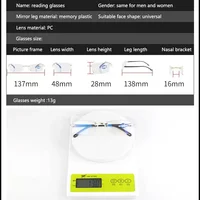Lunettes de lecture Anti-rayons bleus pour hommes et femmes, coupe sans bords, presbytie, pour dames, lunettes à lumière bleue, nouvelle collection 2