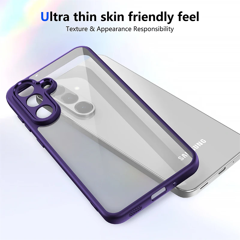 Crystal Clear Anti-Fall TPU Phone Case - Transparent Protection Cover