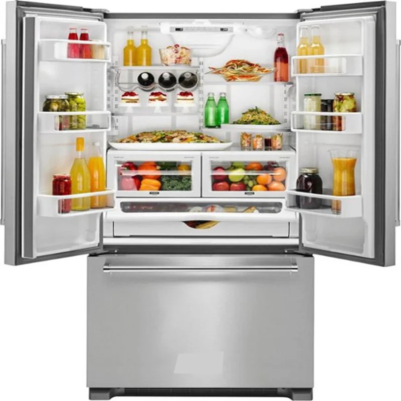 Large Capacity Household Air Cooled Frost Free Cross Open Door Freezer Freshness Refrigerator - Image 2
