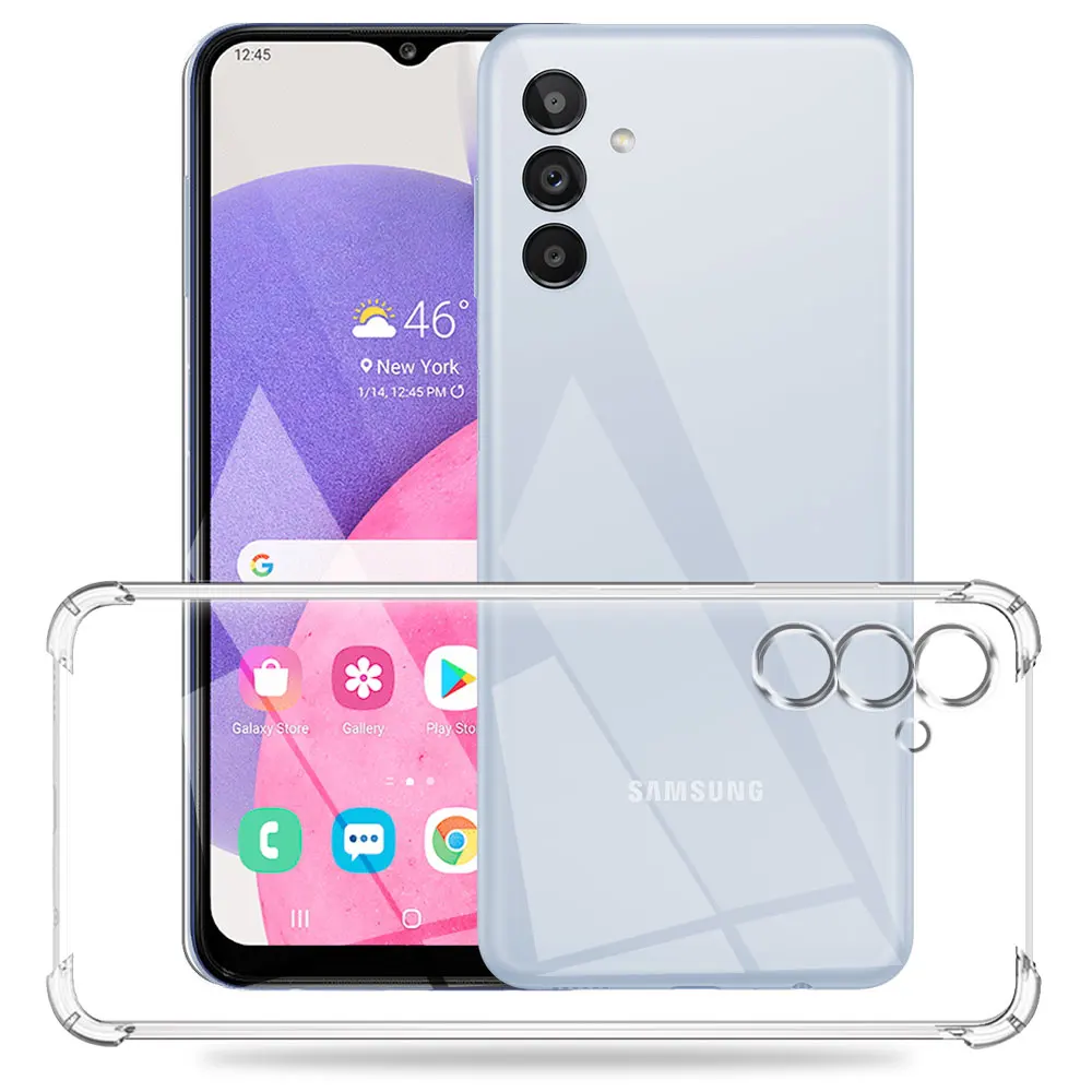 Thick Shockproof Clear Phone Case with Enhanced Protection