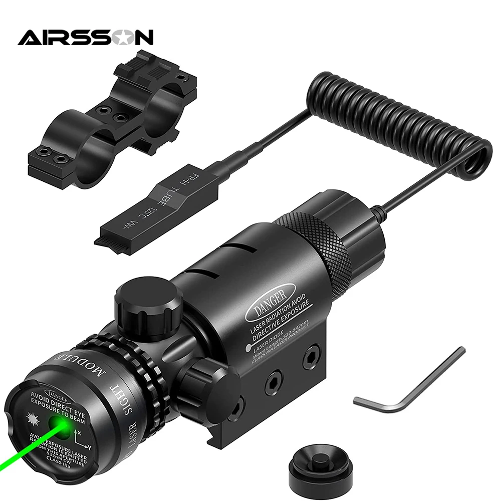 TacticalGreenRedDotLaserSightwith20mmPicatinnyRailMount