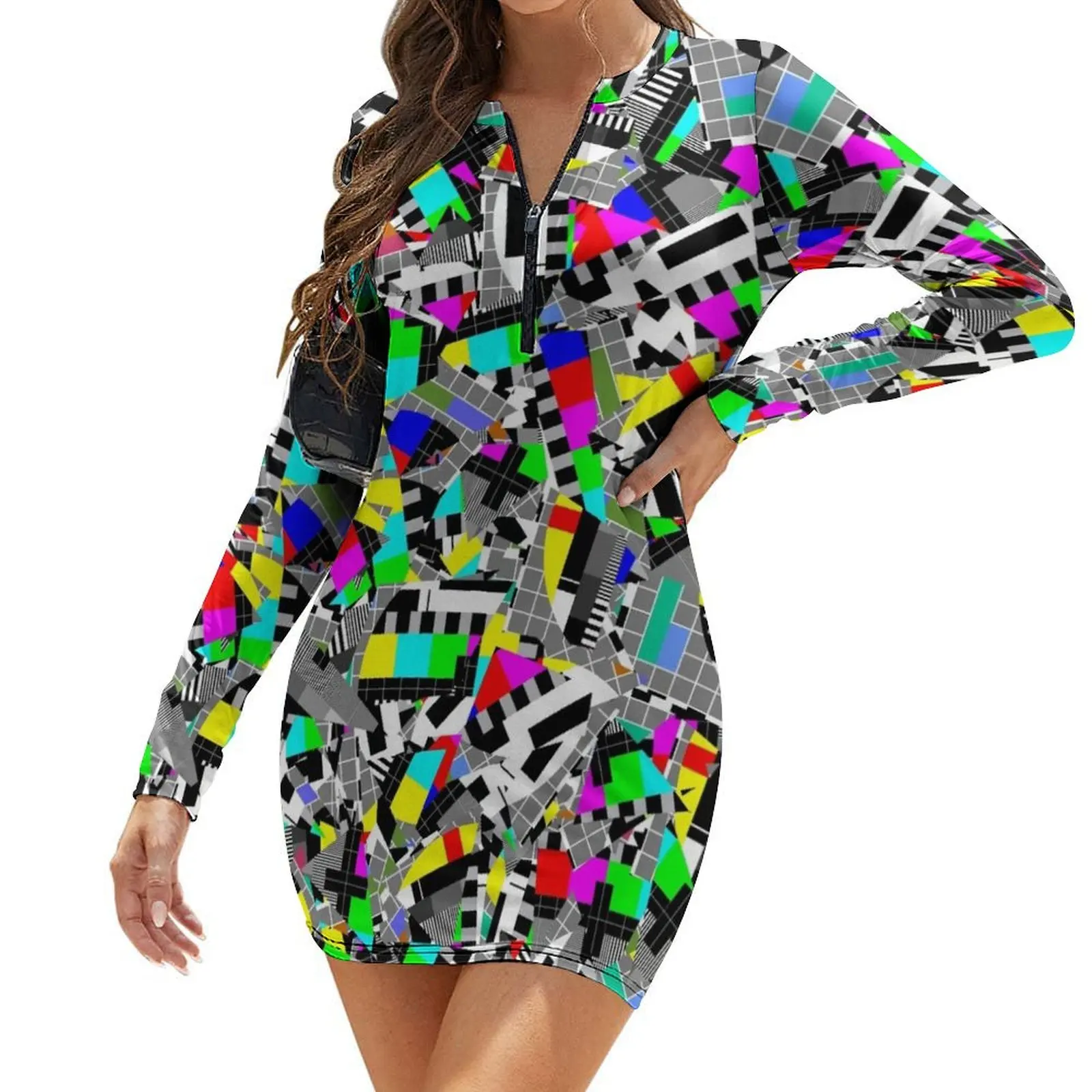 

TV test image Long-Sleeve Bodycon Dress dress summer dresses for women Women long dress