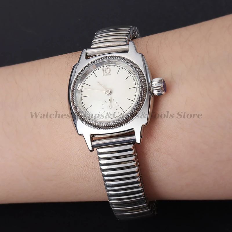 Universal Stainless Steel Elastic Watch Band - Adjustable Metal Expansion Bracelet