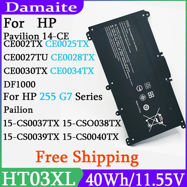 Аккумулятор для ноутбука HP Pavilion 14-CE0025TU 14-CE0034TX 15-CS0037T 250 255 G7 HSTNN-LB8L/LB8M/DB8R 1