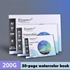 Cotton Watercolor Sketchbook 200g/m2 Water Color Drawing Paper Book Student Transfer Paper Papel Para Acuarela Art Supplies 1
