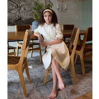 Robe en coton pour filles, collection Maison AS SS26, jacquard à rayures, tricot à motif diamant pour garçons, vêtements assortis pour la famille 3