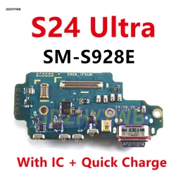 High - Speed Charging Port Board with USB Dock Flex Cable - 45W (S24 Ultra S928E)