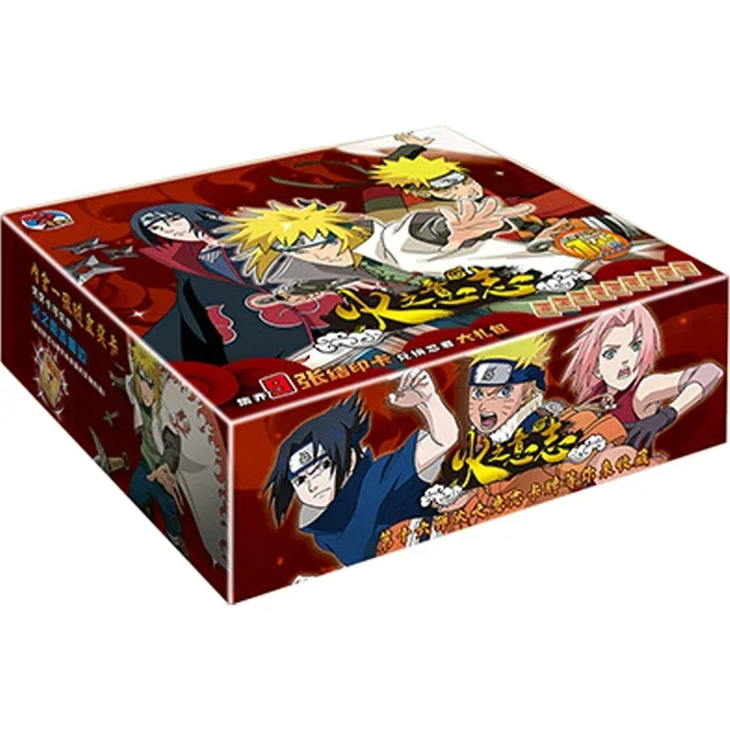 Little Dinosaur 17-1 Naruto Card Anime Collection Cards Mistery Box Board Games Halloween Toys Birthday Gifts for Boys and Girls