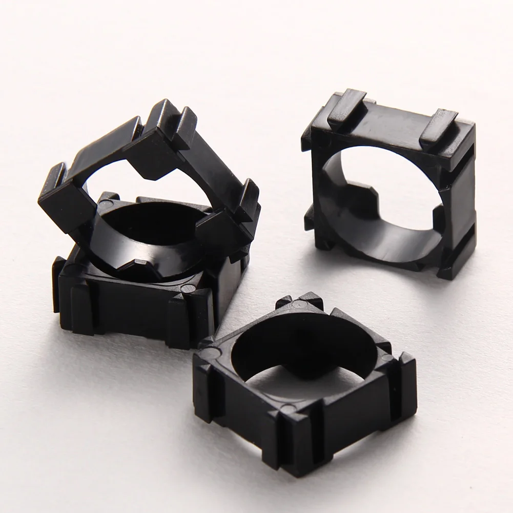 100-500pcs 18650 Lithium Battery Holder Hard Shell Anti Vibration Plastic Battery Bracket Cylindrical Batteries Stand Spacer DIY