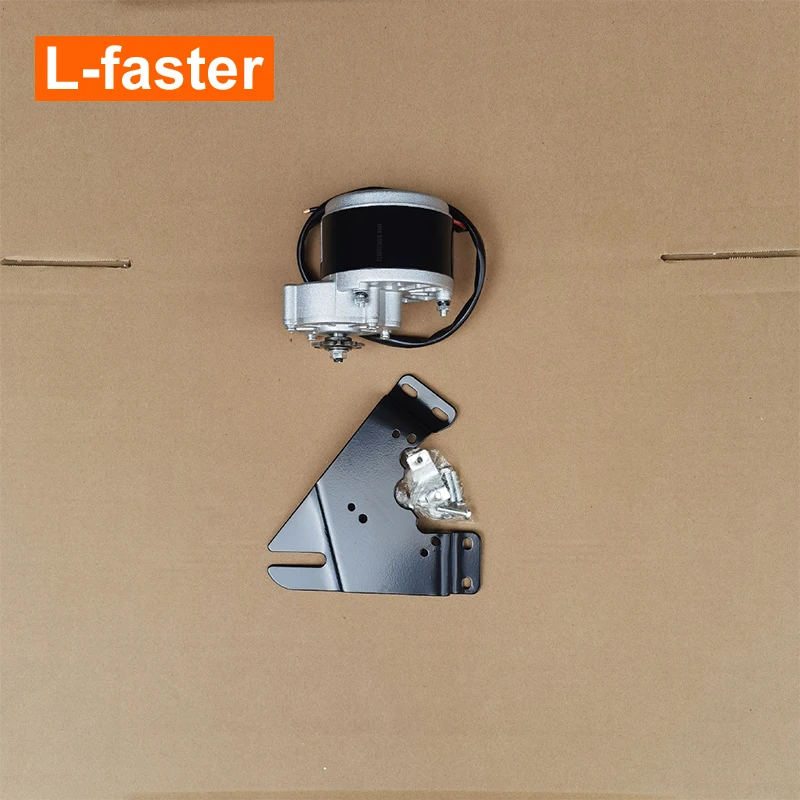 MY1016Z 전기 브러시드 모터 250W 16T 프리휠 9T 기어(마운팅 플레이트 포함) 24V 36V 취미용 및 모형 제작용