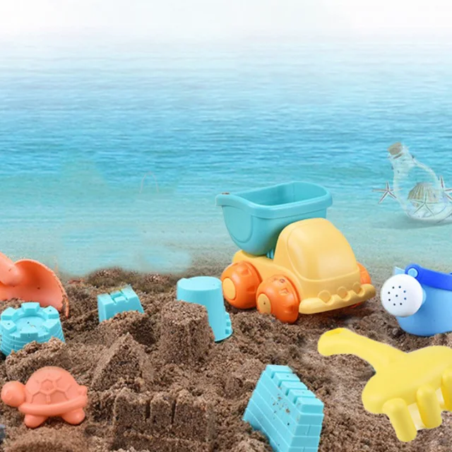 Sand Beach S Kidsset Scoop Dinosaur Castle Sandbox Play Mold Kit Tool Recognition Playing Building Birthday Outdoor 4