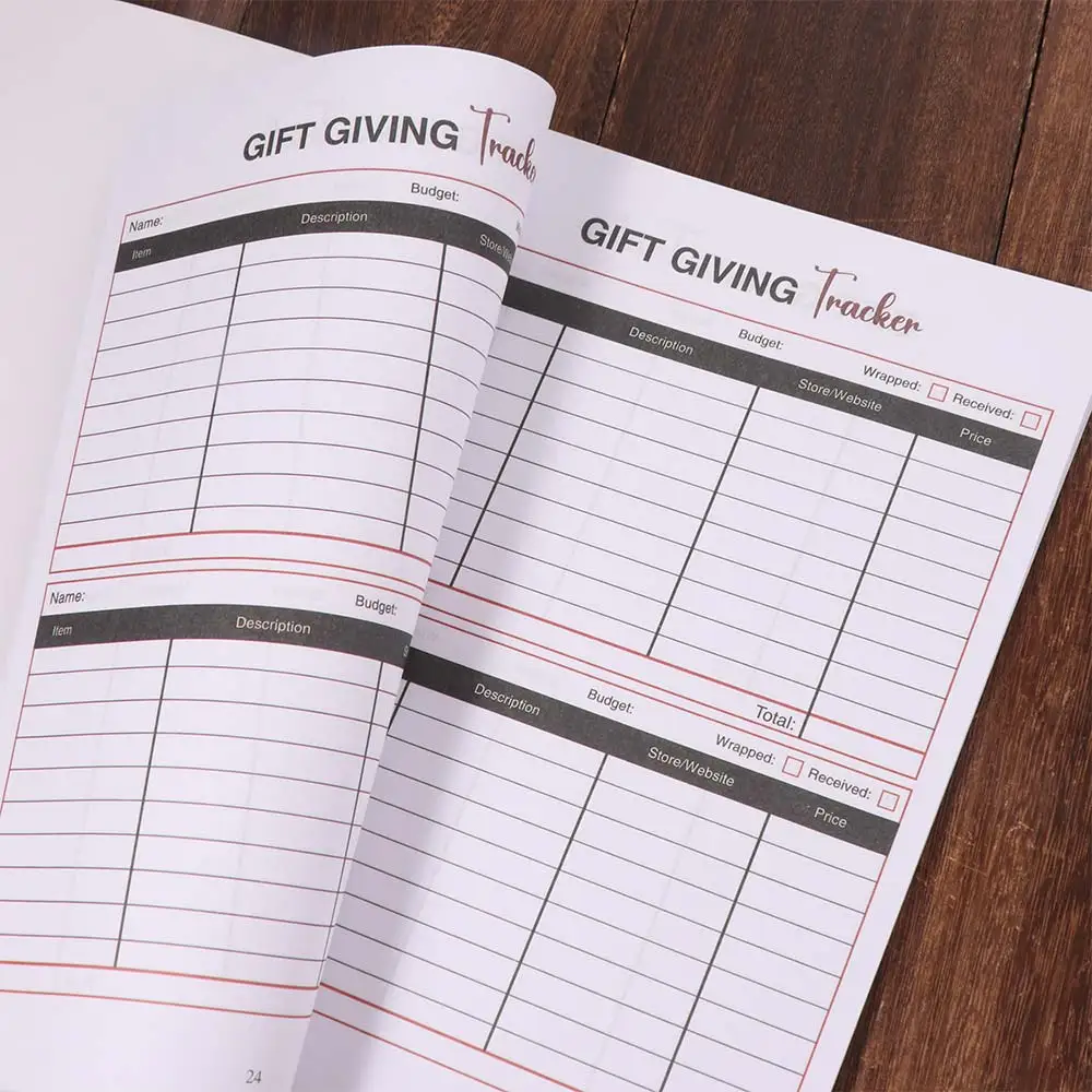 Holiday Planner and Efficiency Journal with Habit Tracker and To-Do Lists