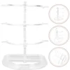 Clear Acrylic 3 Tier Glasses Display Stand Eyewear ganizer Rack Plastic Sunglasses Holder Showcase Storage Riser 1
