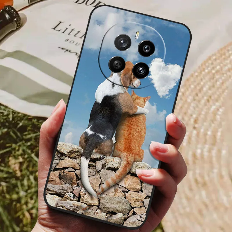 Luxury Painted Silicone Phone Case - Protective Back Cover