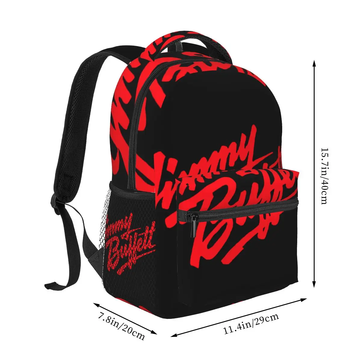 Jimmy Buffett Casual Backpack Unisex Students Leisure Travel Computer Backpack
