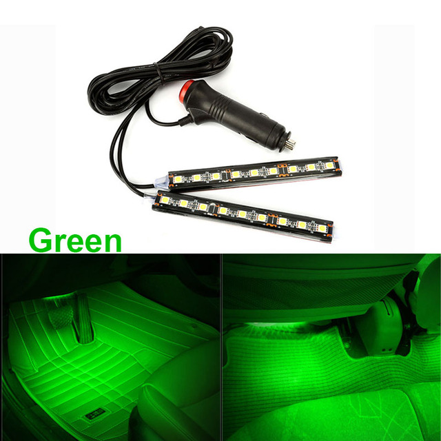 Interior LED Foot Sole Decoration Light Strip for Toyota Camry Corolla RAV4 Yaris Highlander/Land Cruiser/PRADO Vios Vitz