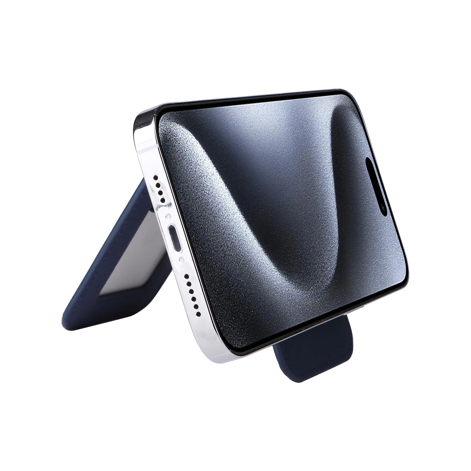 New Holder Type Magnetic Card Case for Iphone 12 13 14 15 Pro Max With Desktop Stand Function to Insert 5-7 Cards Creative Case