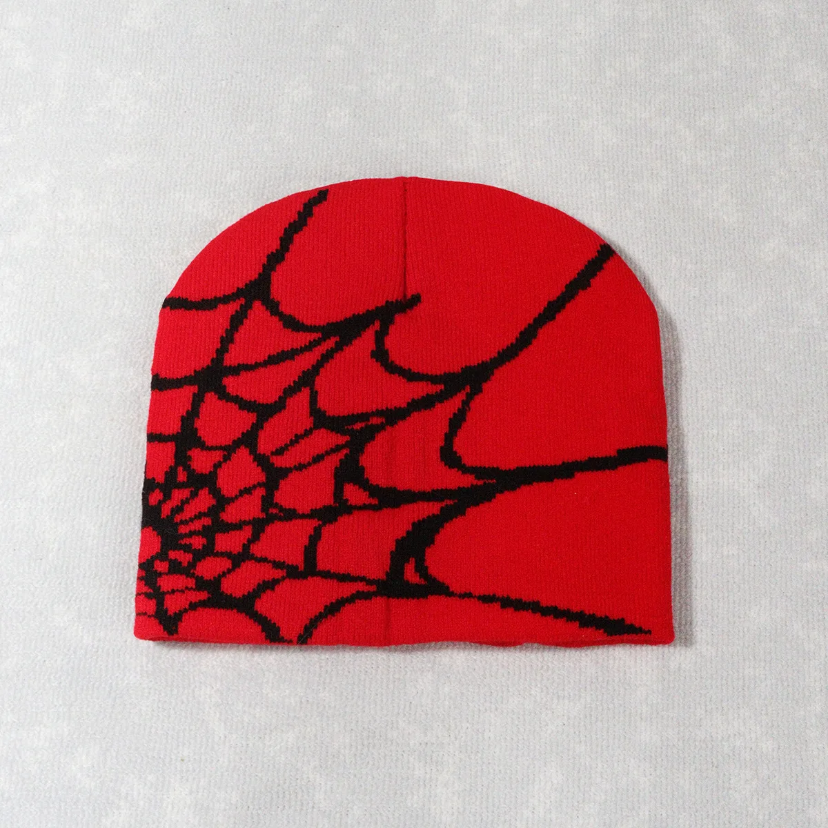 

1pc Unisex Spider Web Pattern Men's Knitted Hat for Outdoor Street Halloween Party in Autumn and Winter Ideal Choice for Gifts